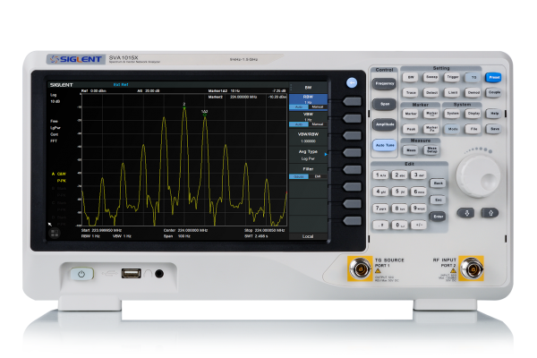 Analisador de Espectro e de Rede Vetorial Siglent Série SVA1000X