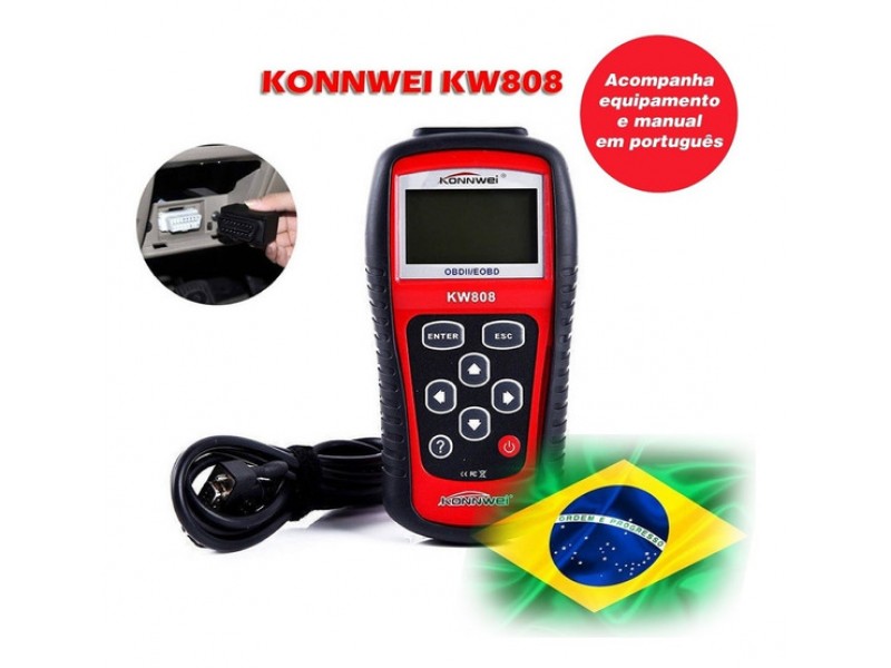 Comprar Konnwei KW808 escaner diagnosis coche OBD2 OBDII