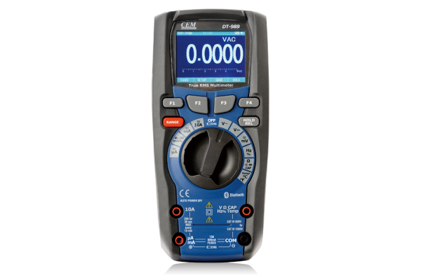 Multimetro Digital Industrial CEM DT-989 True-RMS Bluetooth